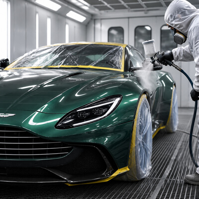 Aston Martin Paint Service Image