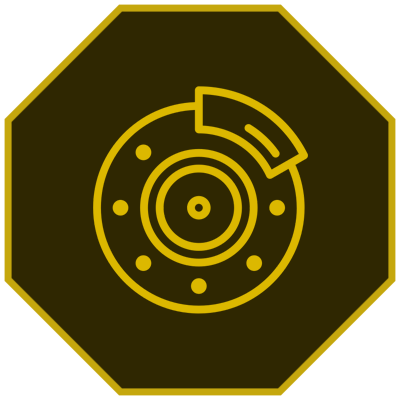 Corvette Brake Service Icon