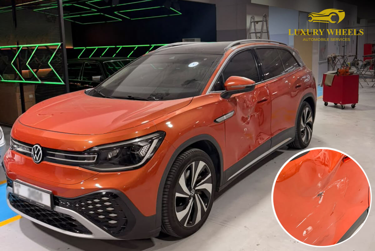 The Complete Transformation of an Accident-Damaged Luxury Car