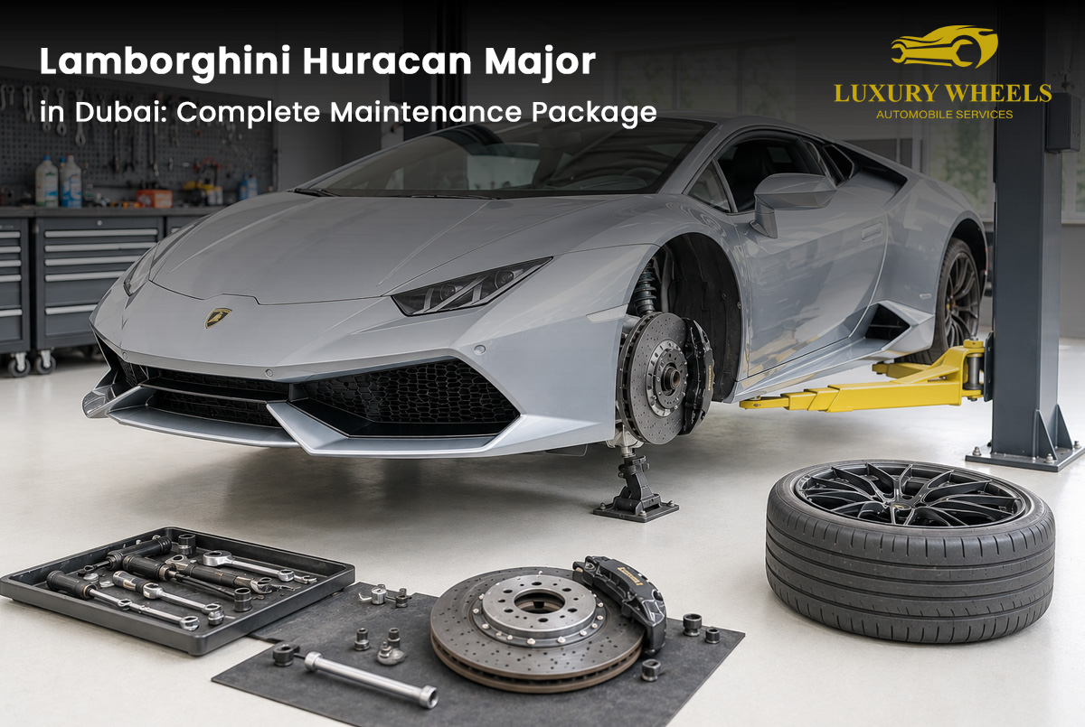 Lamborghini Huracan Major Service in Dubai