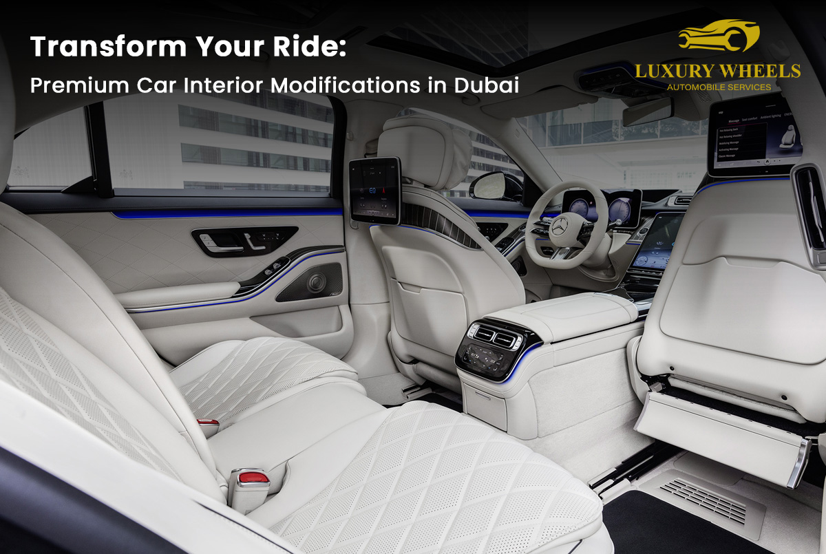 Premium Car Interior Modifications in Dubai