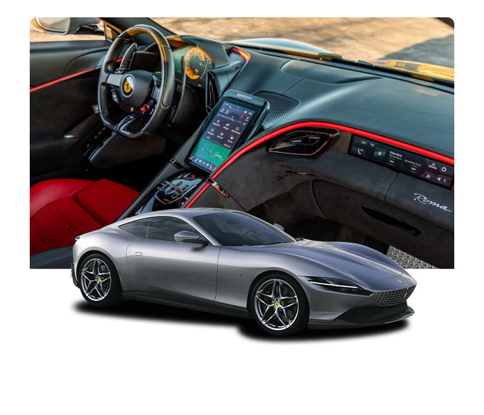 About Our Ferrari Roma Service in Dubai
