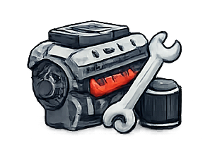Lamborghini Engine Repair Icon