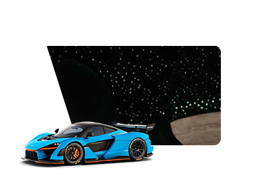 Bugatti Car Star Lights