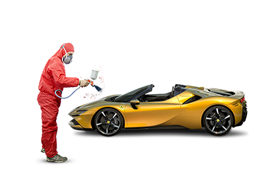 Ferrari spider Car Paint Service 