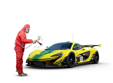 Mclaren  P1 GTR Car Paint Service