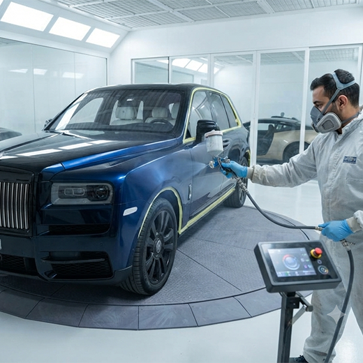 rolls royce car paint service