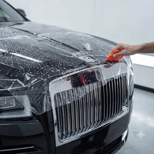 rolls royce paint protection film service